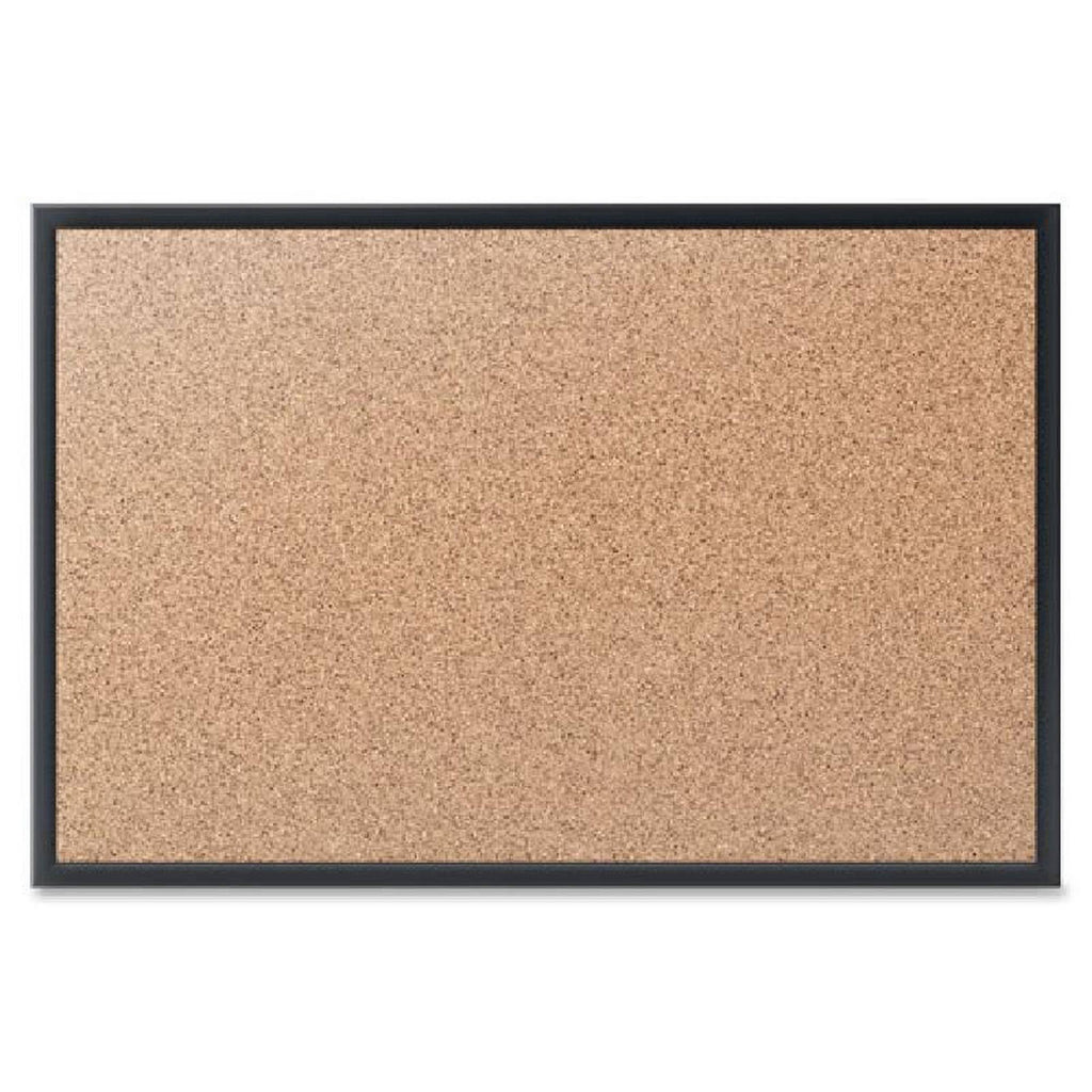 Cork Bulletin Board 72x48 Aluminum Frame D749