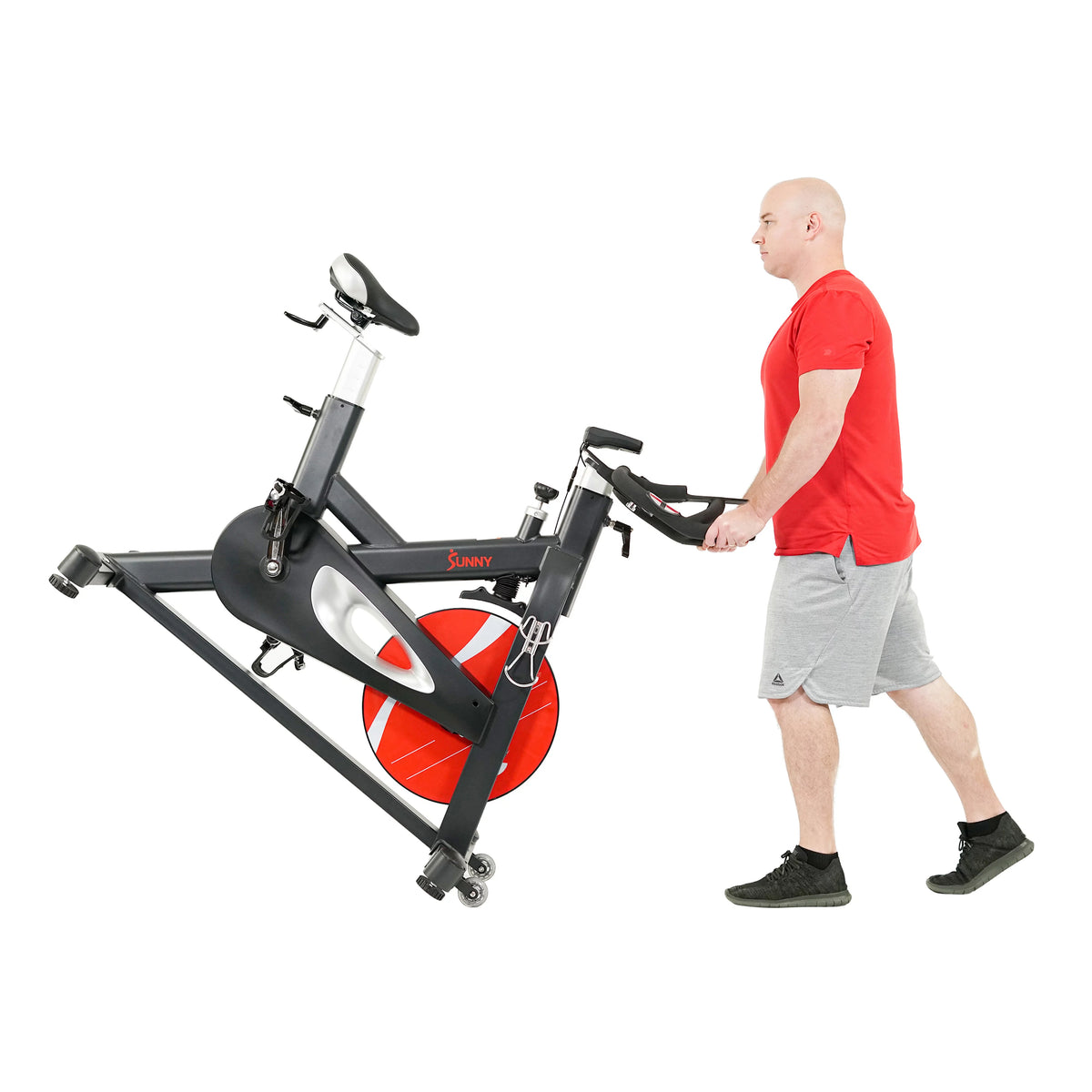 Indoor Cycle Exercise Bike with Device Mount and Performance Display C105581