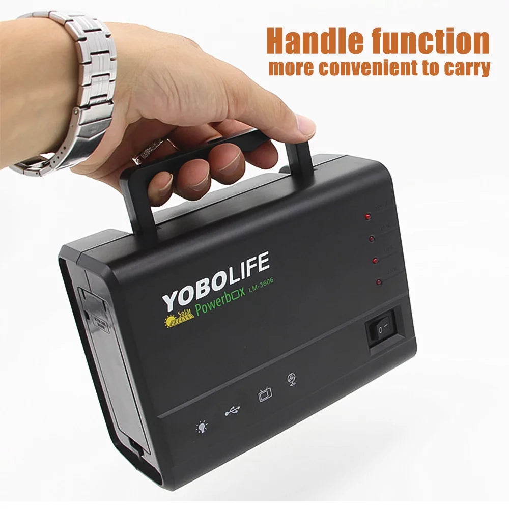 Portable Power Station Kit with 4 Bulbs S262011