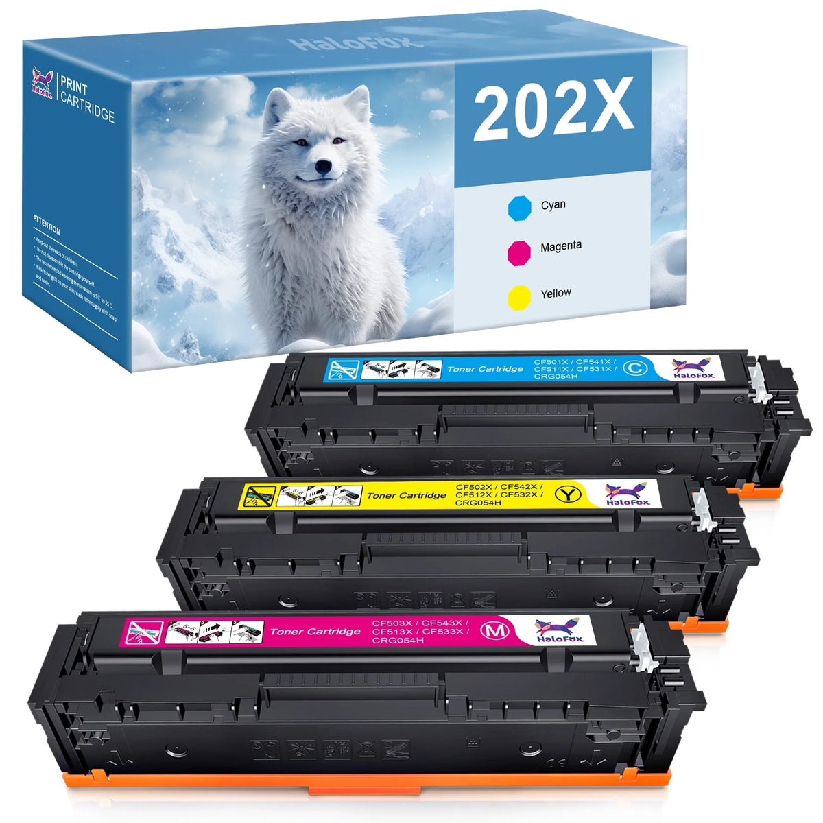 3-Pack Cyan Magenta Yellow Toner Cartridge C5882