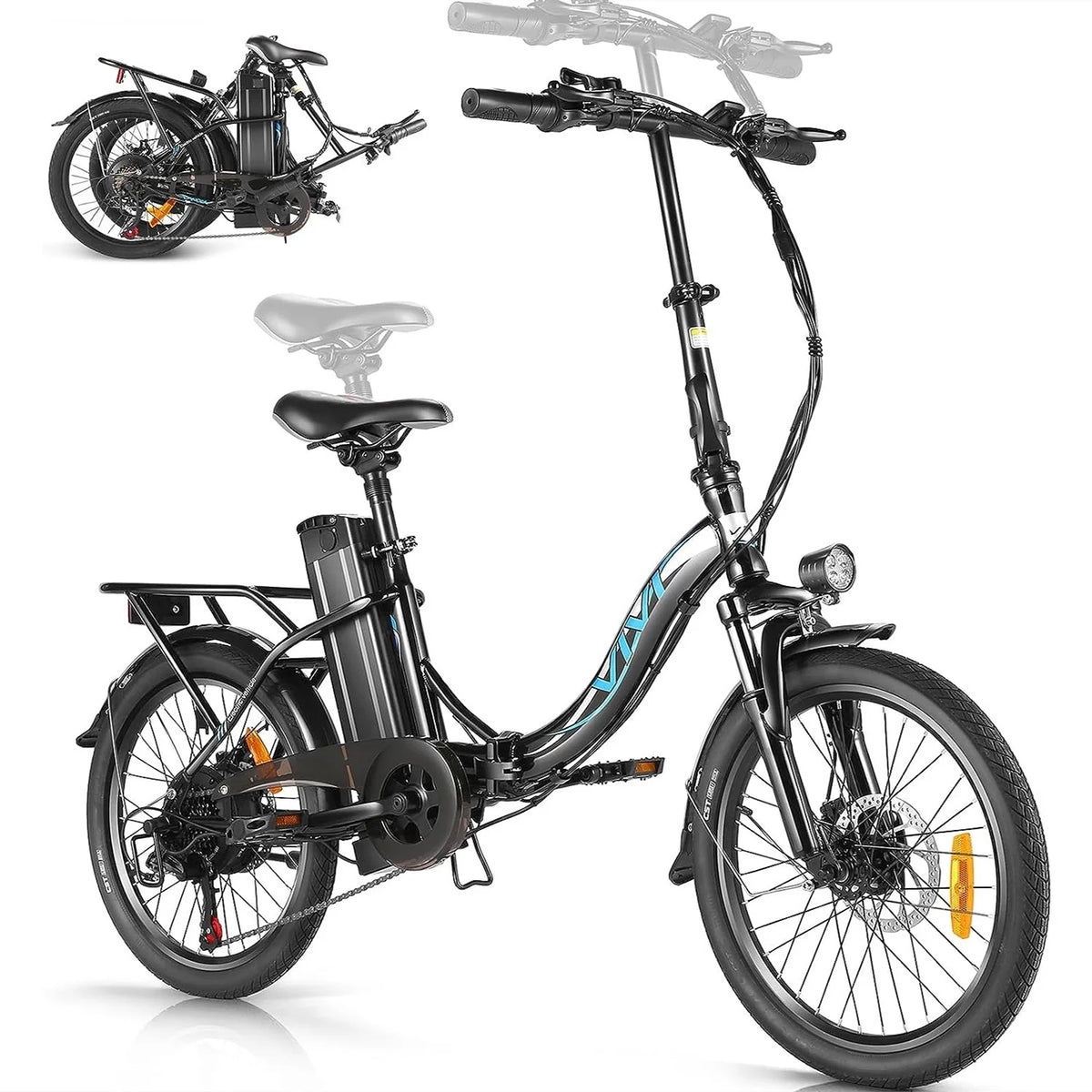 20 Folding Electric Cruiser Bike 500W Step-Through F231