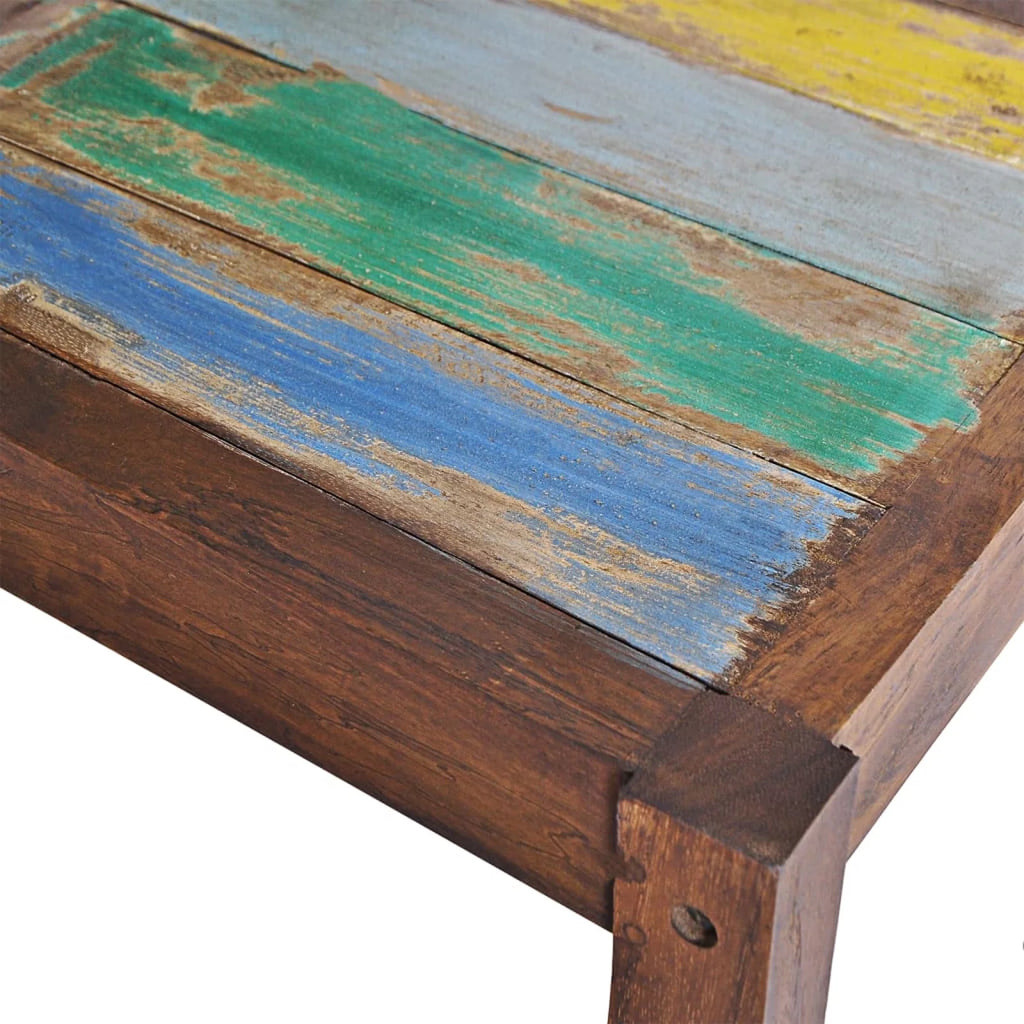 4 Piece Reclaimed Wood Dining Chair Set J551