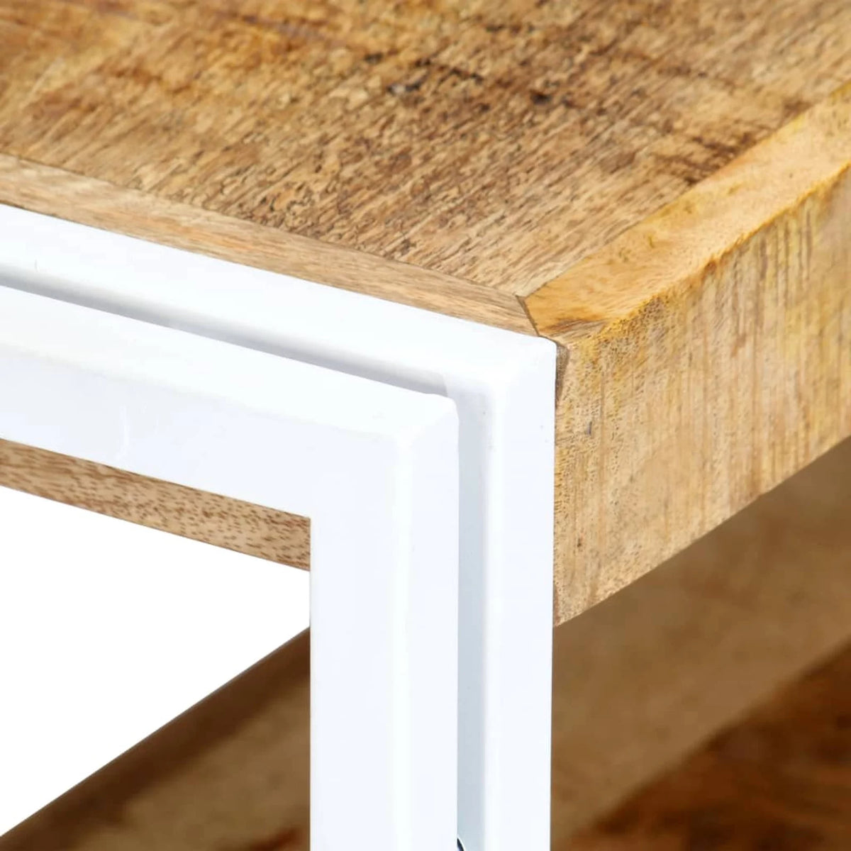 Mango Wood TV Stand with Iron Frame F92828