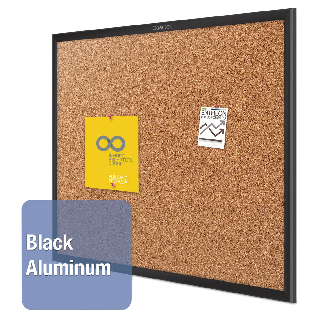 Cork Bulletin Board 72x48 Aluminum Frame D749