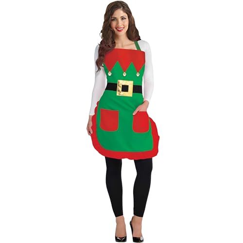 Red & Green Apron T739