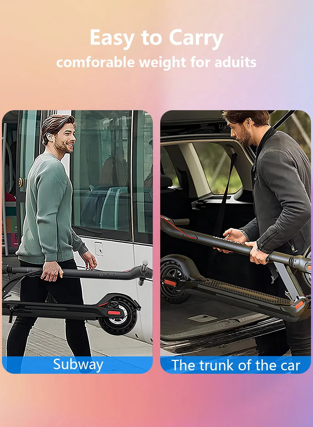 500W 10.4 Ah Folding Electric Scooter Z278792