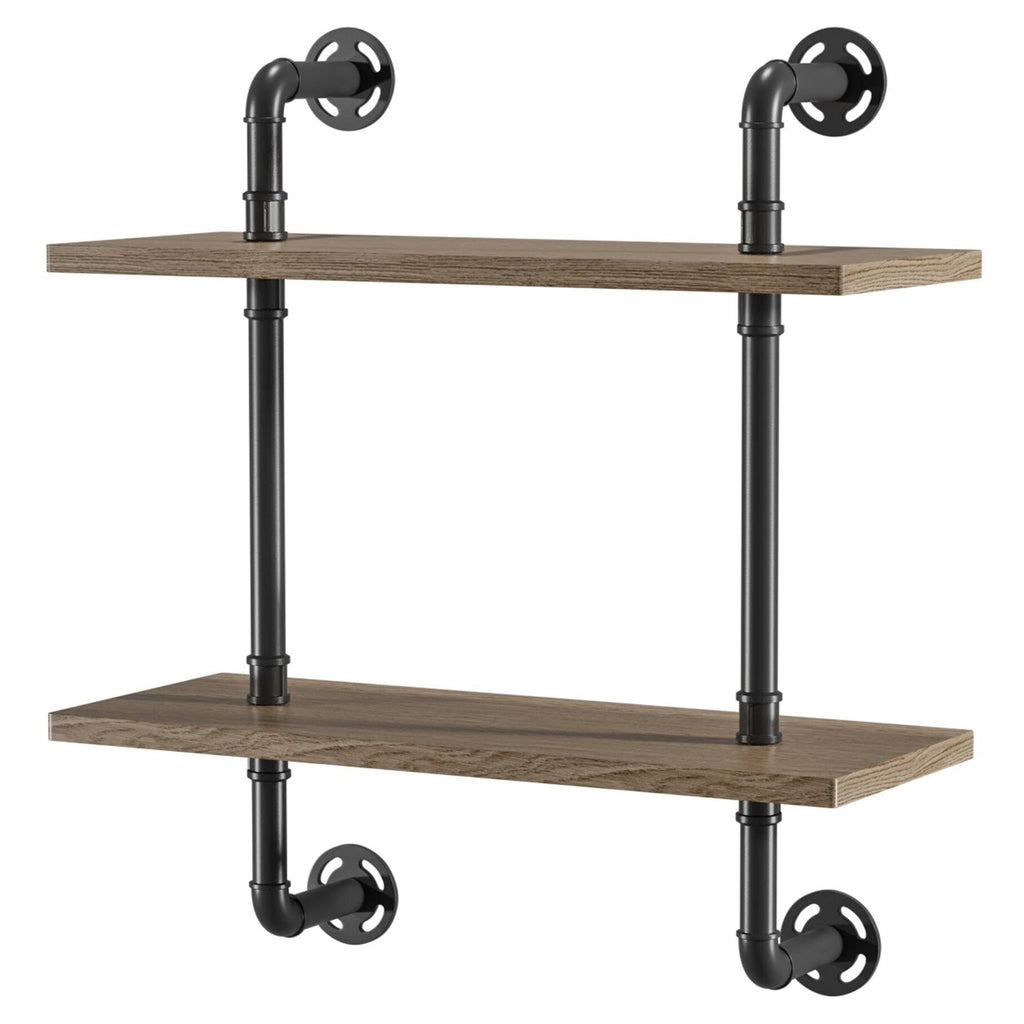 2-Tier Floating Ladder Wall Shelf I860