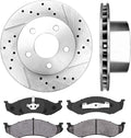 280 mm Front Brake Disc Rotors + Metallic Brake Pads U319029
