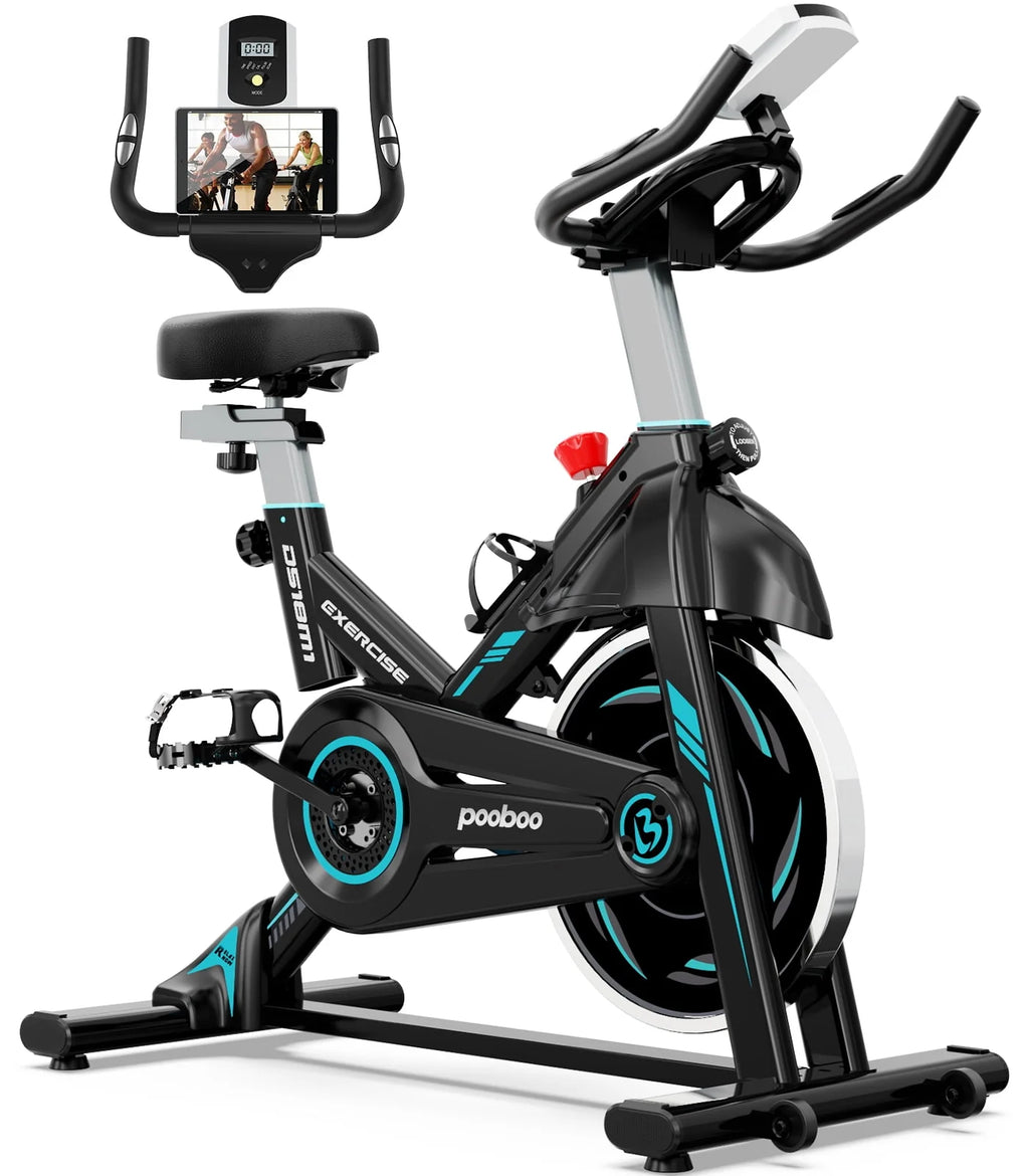 Indoor Cycling Bike Magnetic Stationary Exercise Bike 40lbs Flywheel Y758