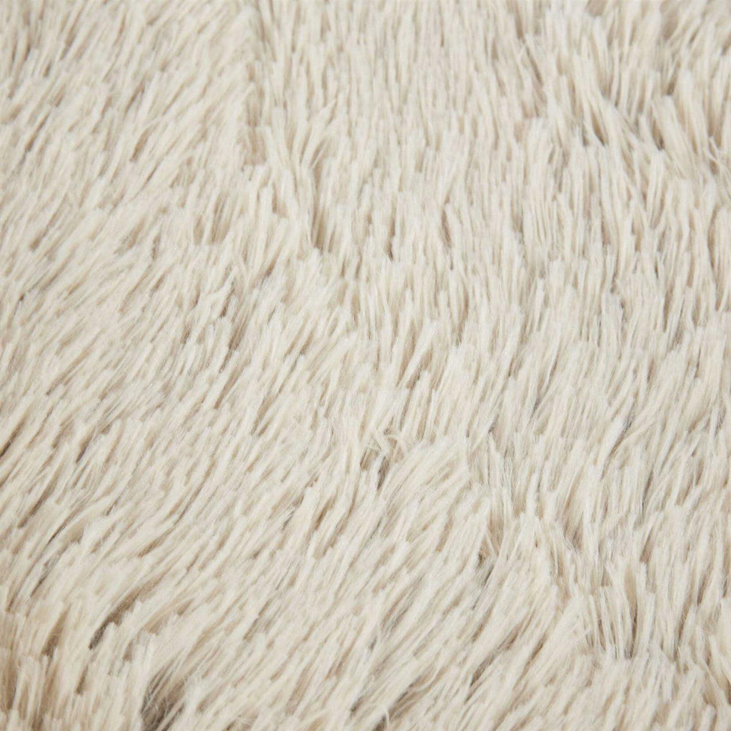 Soft Faux Fur Hooded Cat Bed Cave Q5350