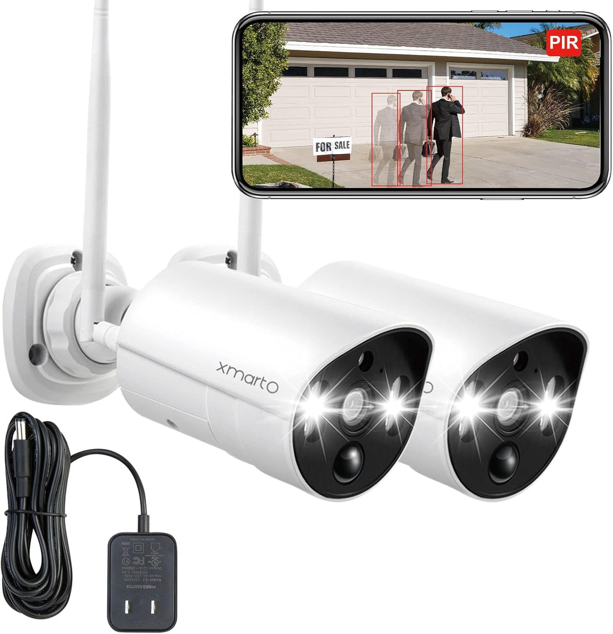2K HD Wireless Security Camera System with 1TB HDD Q72857