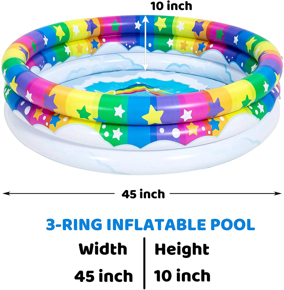 2 Pack Inflatable Kiddie Pool Set R18786