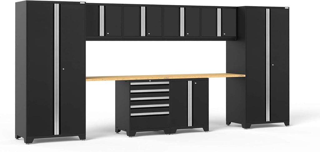 Gray 10 Piece Garage Cabinets F462