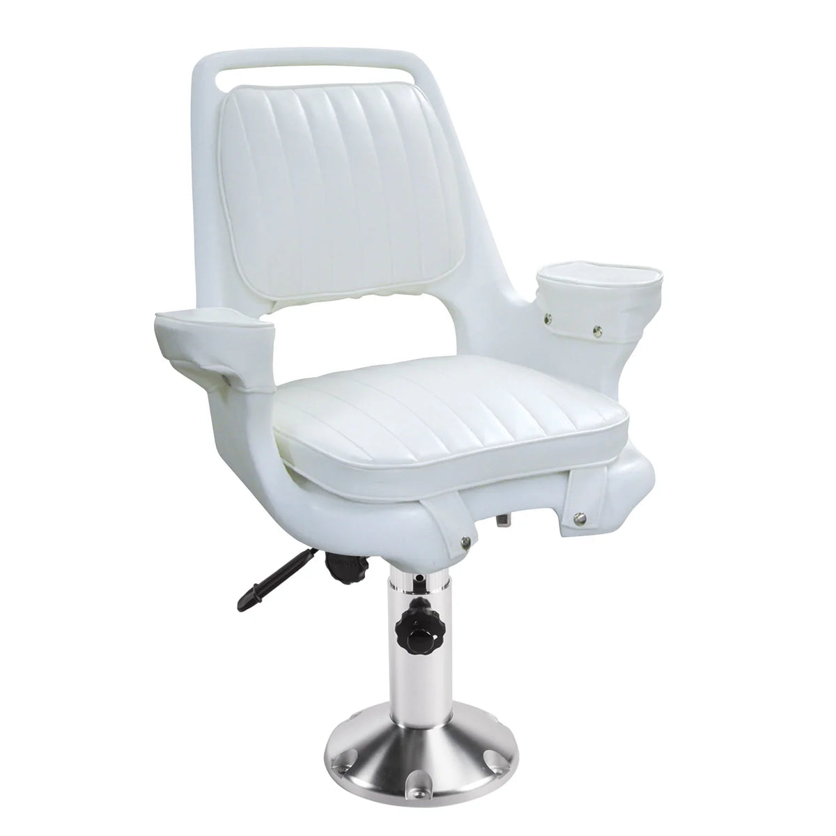 Captain's Chair with Adjustable Pedestal and Seat Slide L2184