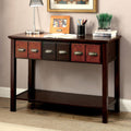 Brown Transitional Console Table J612