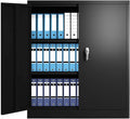42” Steel Storage Cabinet with 2 Adjustable Shelves and 2 Doors J17555