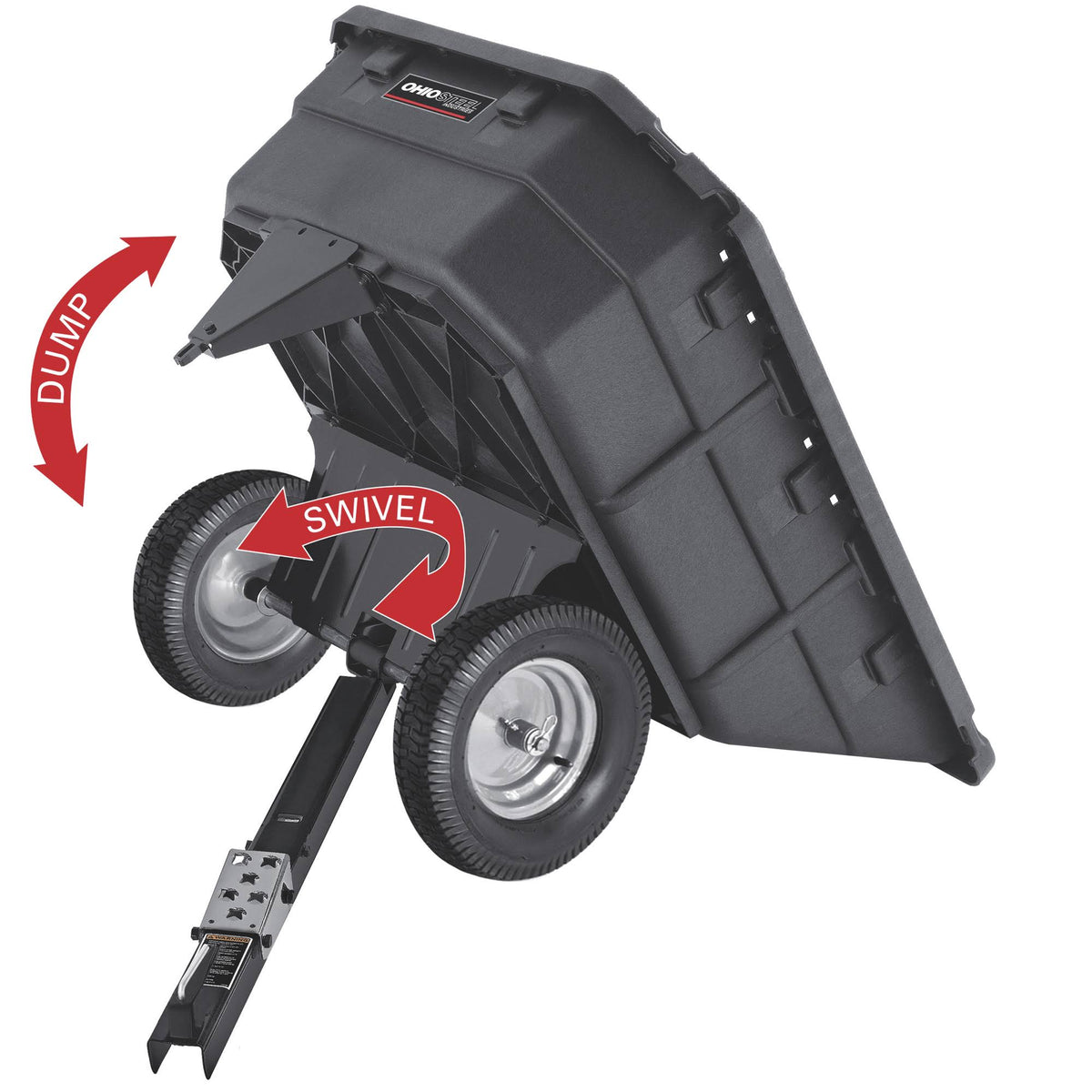 15 Cu. ft. Poly Swivel Dump Cart I453