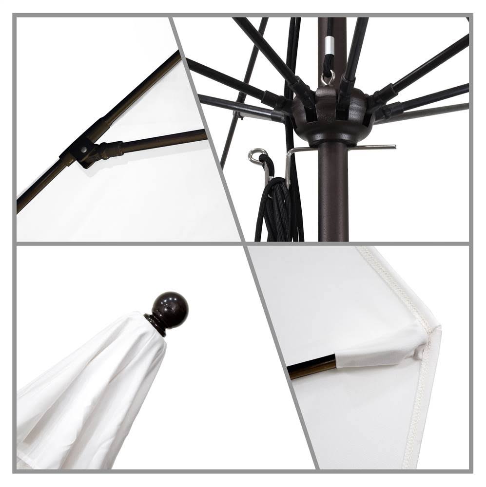 11 Feet Fiberglass Market Umbrella V332