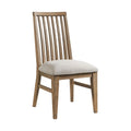 Wood Slat Back Chair Set of 2 Y425