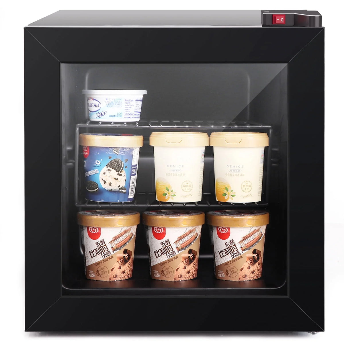 1.1 Cu Ft Countertop Glass Door Freezer J9183