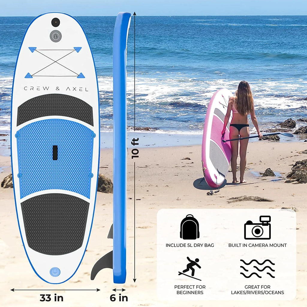Blue Inflatable Paddle Board SUP Kit N4344