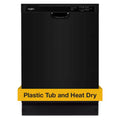 Black 24 in. Built-In Tall Tub Dishwasher S917470
