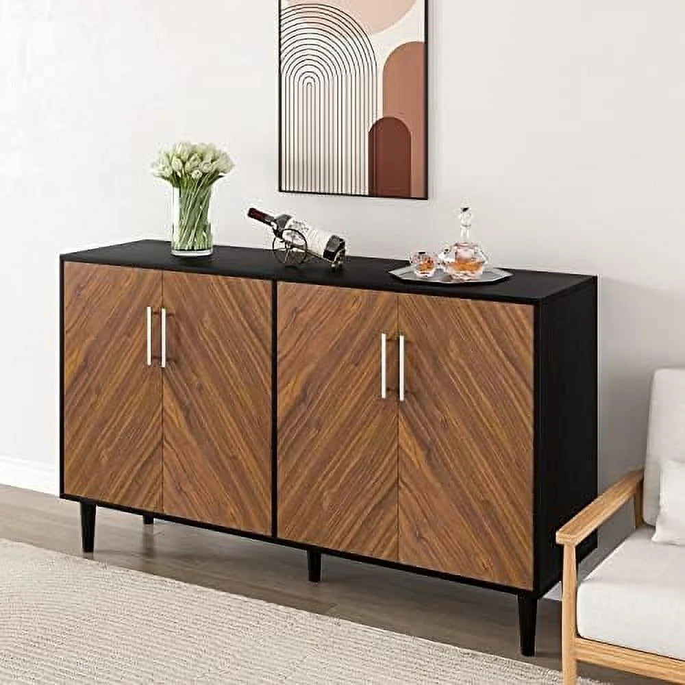 Black 4 Door Sideboard N586972