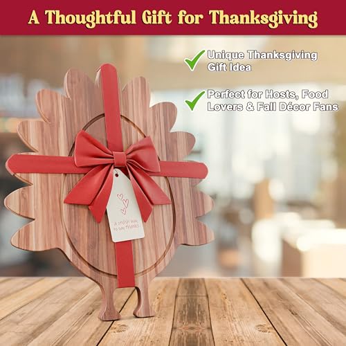 17-Inch Acacia Wood Christmas Cutting Board Y782030