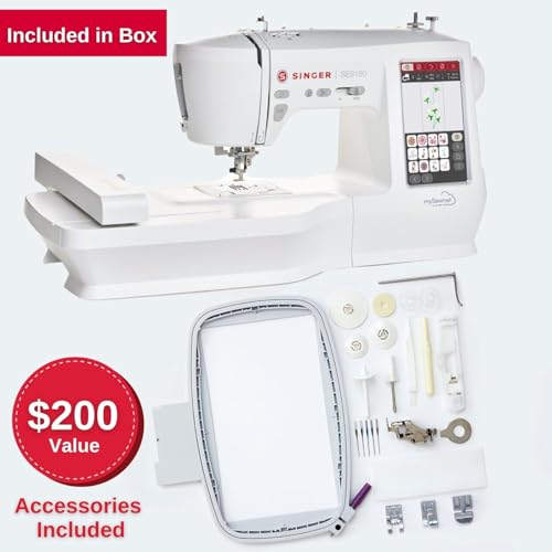 Sewing & Embroidery Machine with 250 Built-in Stitches G7133