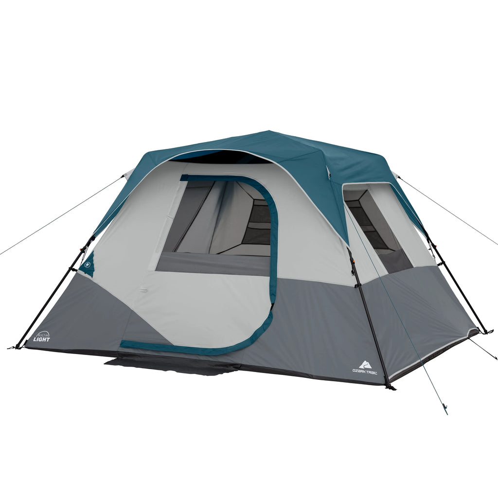 6-Person Instant Cabin Tent with LED Light V1827