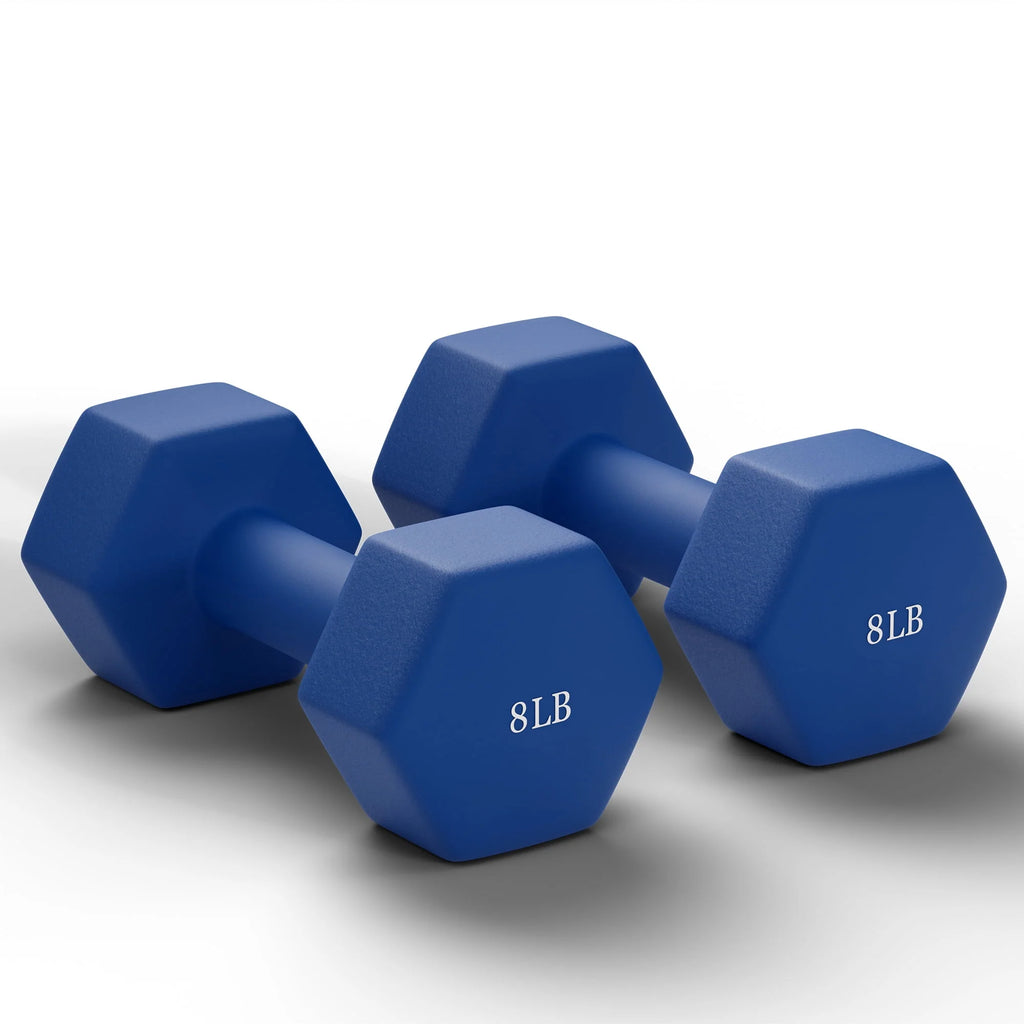 Set of 2 Black 35LB Hex Dumbbells I5612