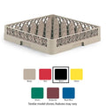 Black 36 Compartment Full Size Rack with 3 Extenders Y18119