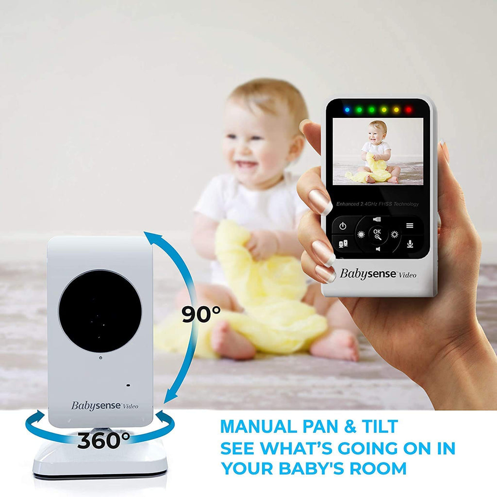 Video Baby Monitor with Camera and Audio, Two Cameras, Night Vision, Two Way Talk K46207
