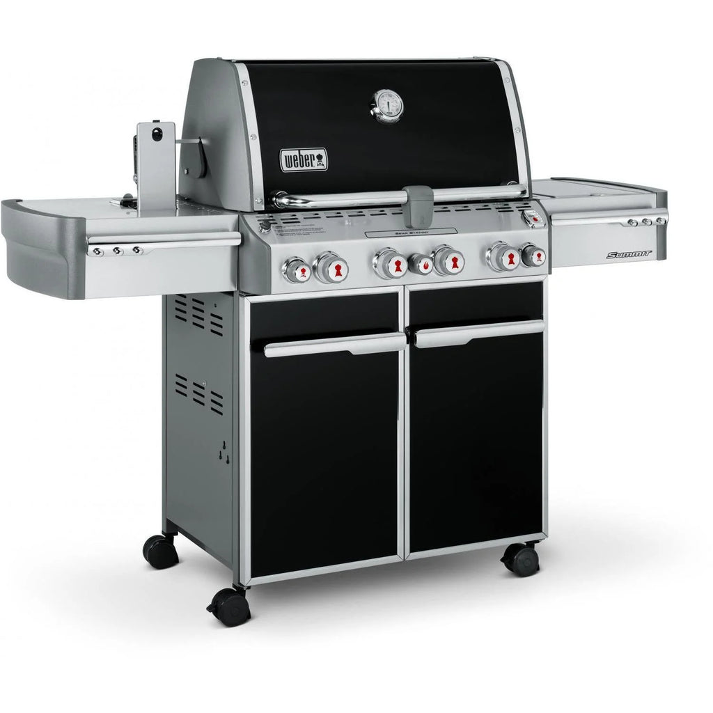 Black Propane Gas Grill with Rotisserie G562159