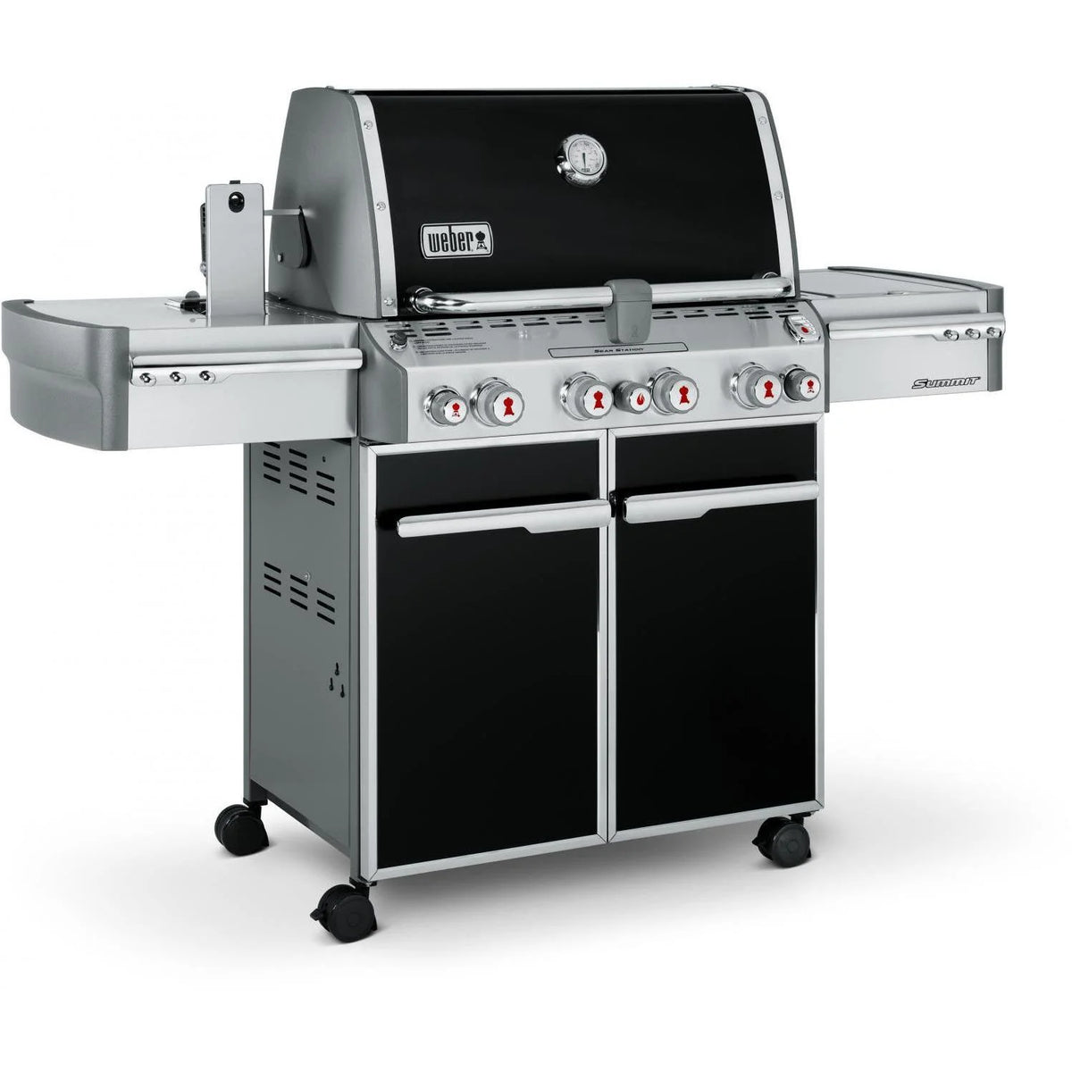 Black Propane Gas Grill with Rotisserie G562159