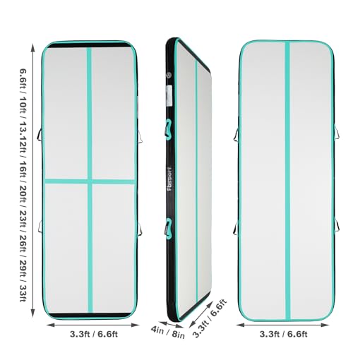 Inflatable Air Gymnastics Mat 4/8 inches Thickness with Pump D944212