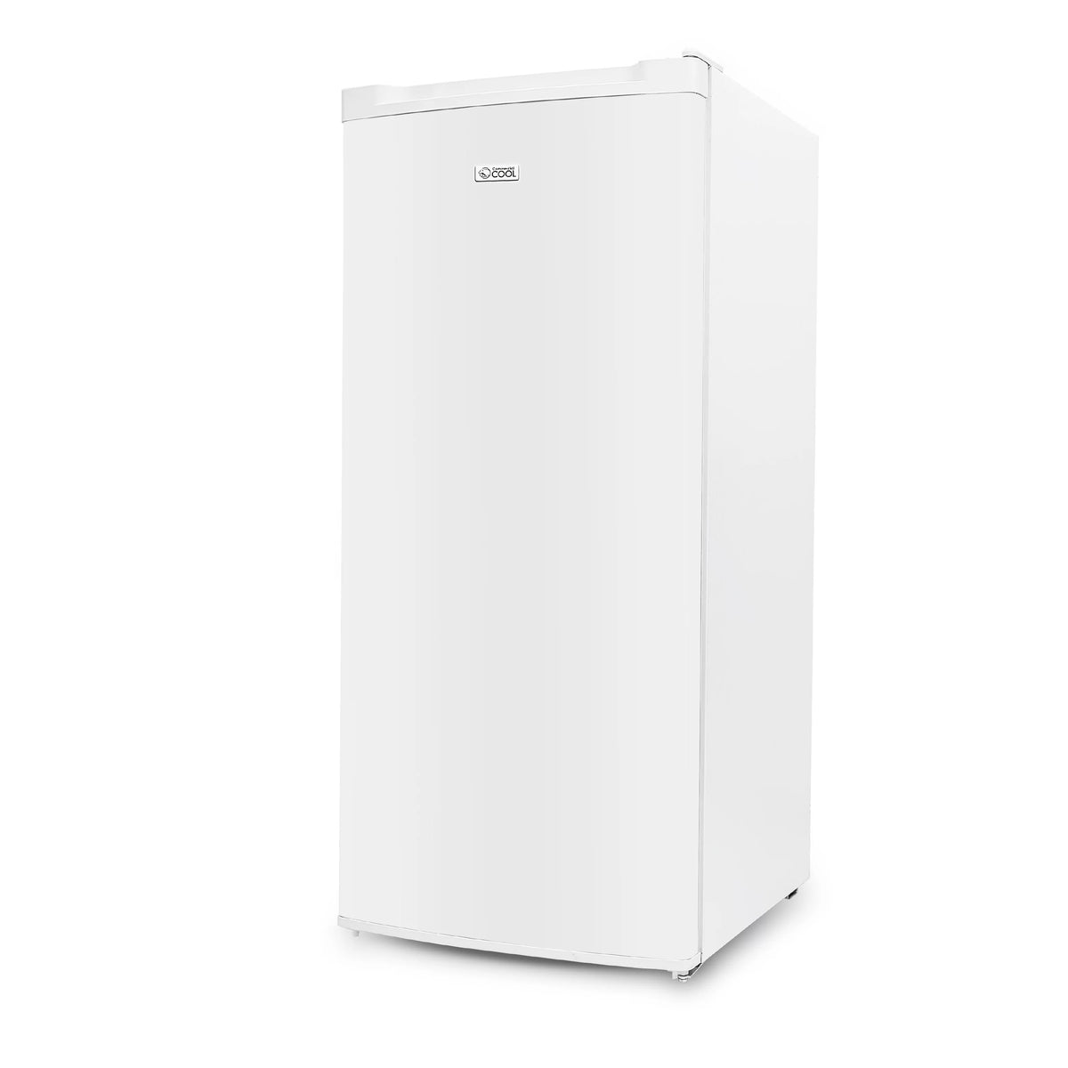 White 5 Cu Ft Upright Freezer with Reversible Door F439