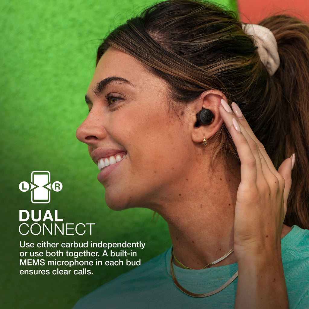 Black True Wireless Bluetooth Earbuds with Charging Case G2922