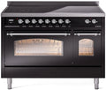 48 Induction Range with Electric Oven in Black Z75214