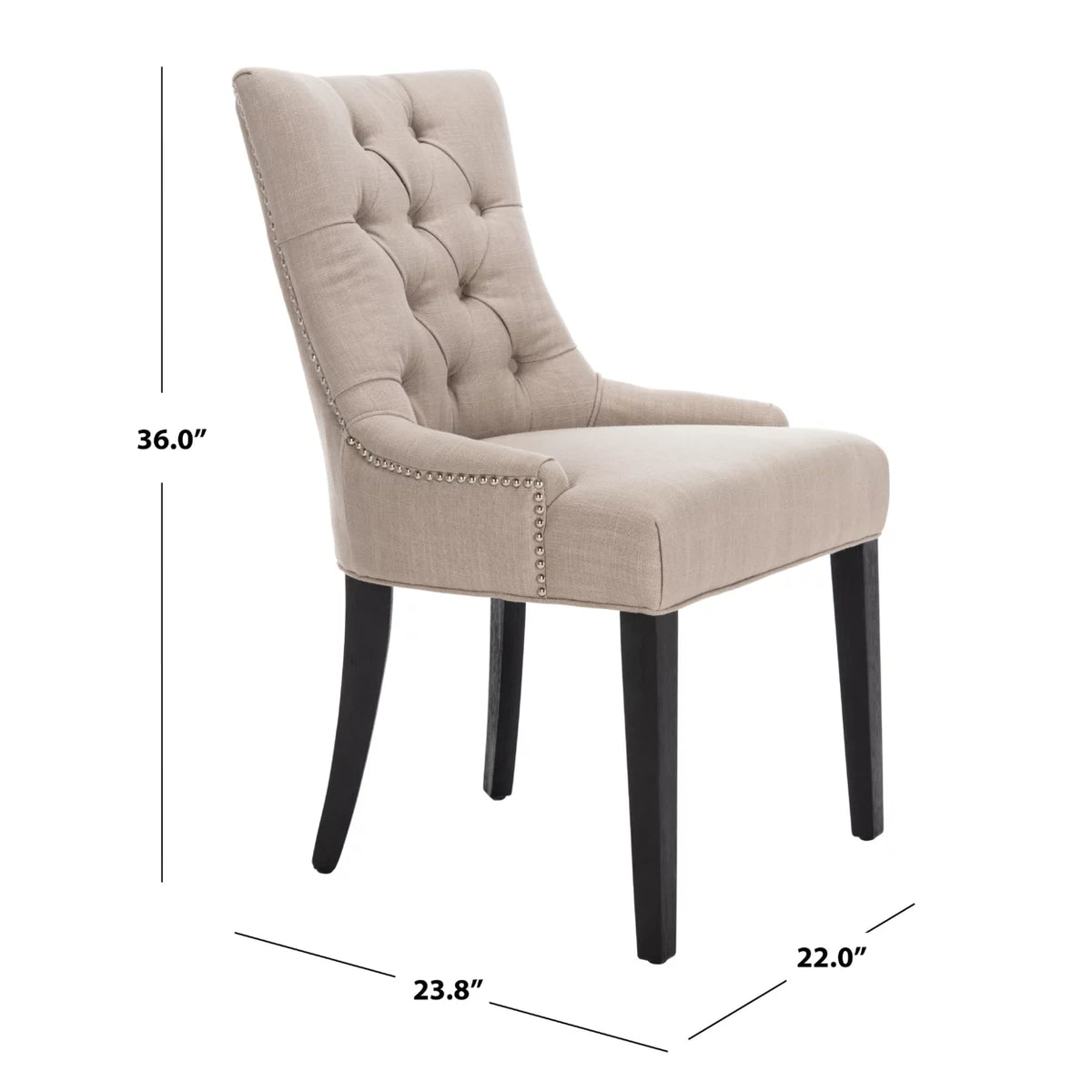 Set of 2 Tufted Side Chair X24341