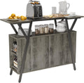 Kitchen Island with Storage Cabinet Z799836