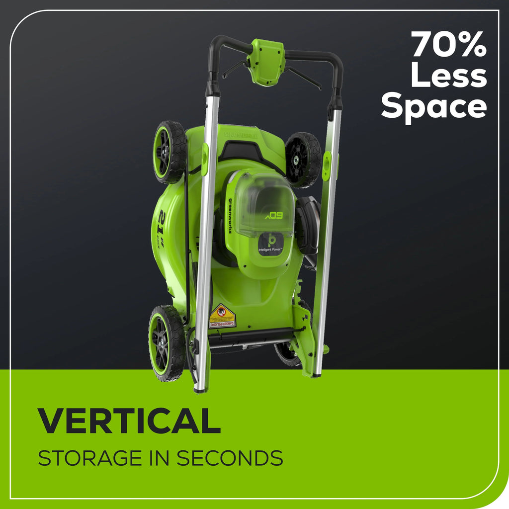 60V 21 Push Lawn Mower with Battery & Charger X12364