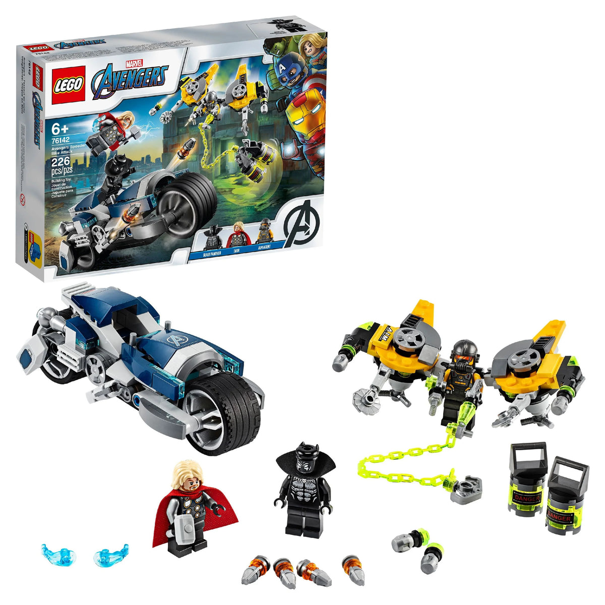 Buildable Superhero Toy 226 Pieces T8036