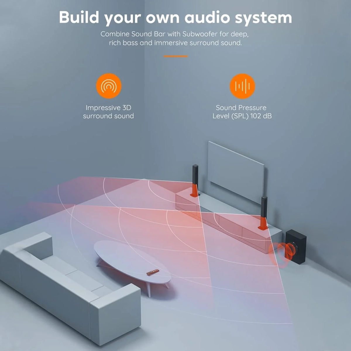 2.1 CH Soundbar with Subwoofer N31379