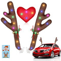 Christmas Reindeer Antlers for Cars With LED Lights W152