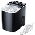 Portable Countertop Ice Maker Machine with Ice Scoop, Basket, Black X70934