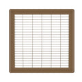 Imperial Brown Heavy Gauge Steel Floor Grille W1358