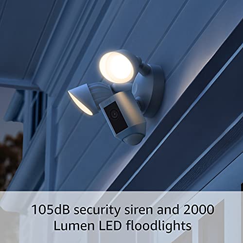 Wired Floodlight Cam with 1080p HD Video V6955