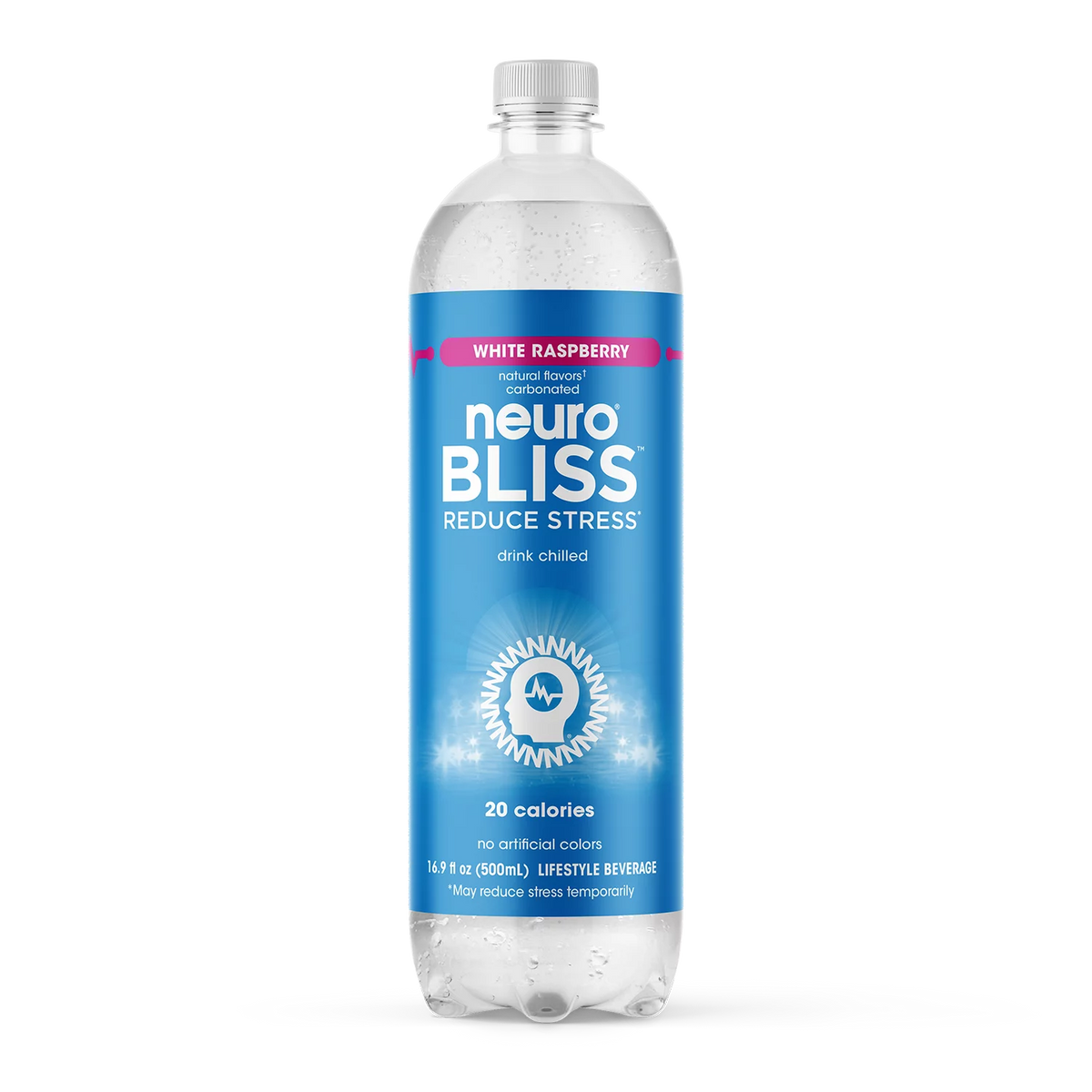 Raspberry Stress Reducing Beverage 16.9 Fl Oz (Pack of 12) Q773