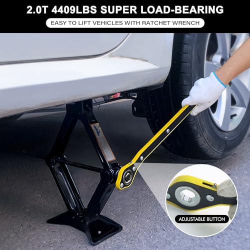 2.5 Ton Universal Scissor Jack with Lug Wrench C6703